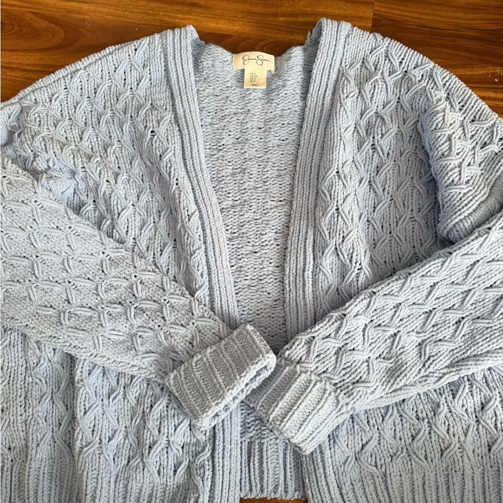 Jessica Simpson Sky Blue Knit Sweater